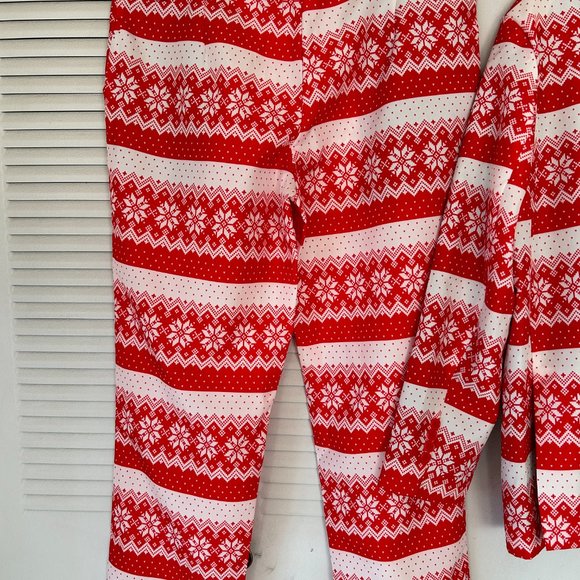Mens LIFE OF THE PARTY Sz XL Red & White Christmas Jacket and Pants Suit FUN - Picture 12 of 13